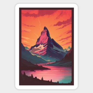 Zermatt,Matterhorn,Switzerland,Poster Sticker